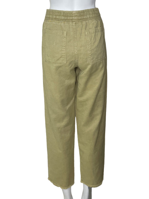 Pantalón Zara Casual Ajustable Marrón-Talla M