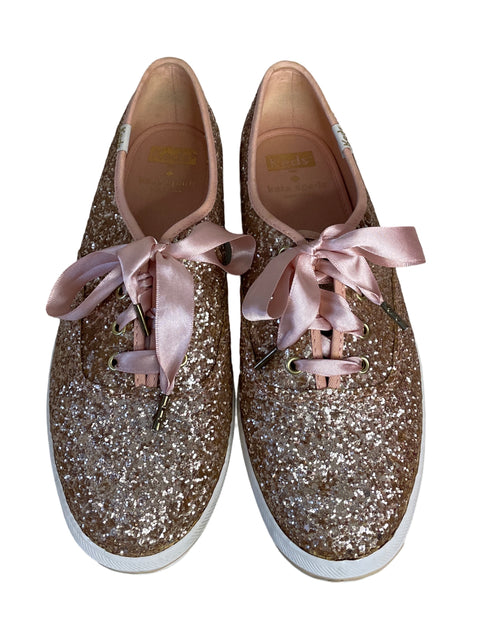 Calzado Kate Spade Keds Rose Gold Glitter-Talla 8