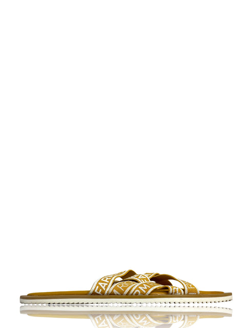 Sandalias Farm Flat Baùna Marròn-Talla 39