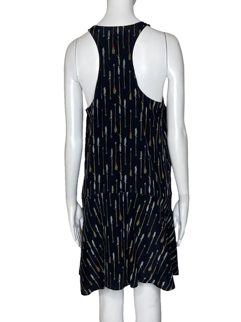 Vestido Joie Estampado Flechas Negro-Talla S