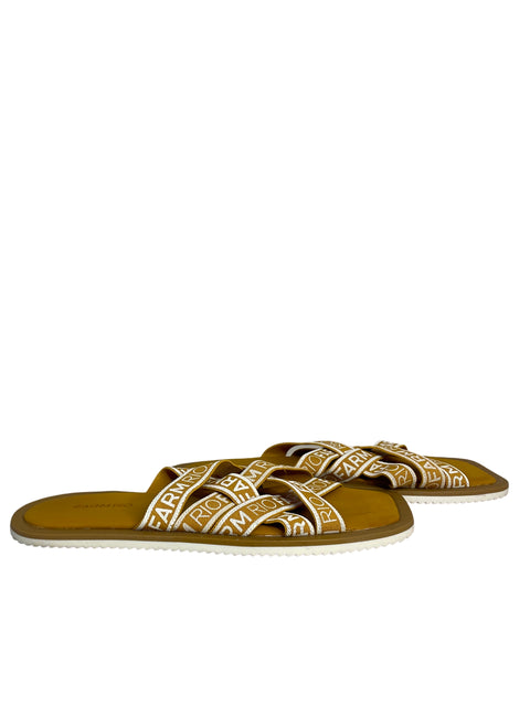 Sandalias Farm Flat Baùna Marròn-Talla 39