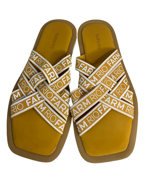 Sandalias Farm Flat Baùna Marròn-Talla 39