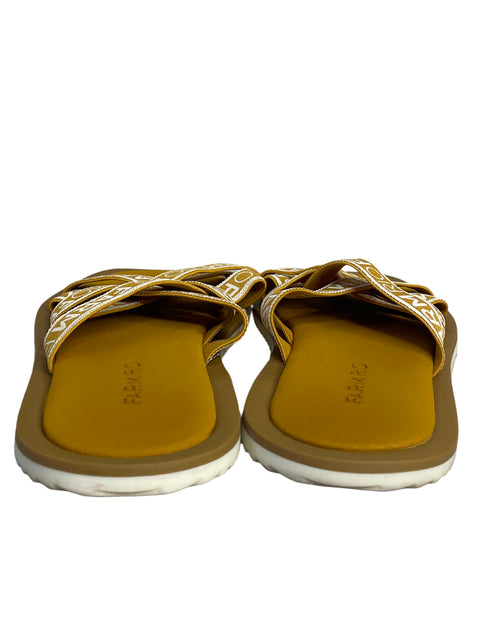 Sandalias Farm Flat Baùna Marròn-Talla 39