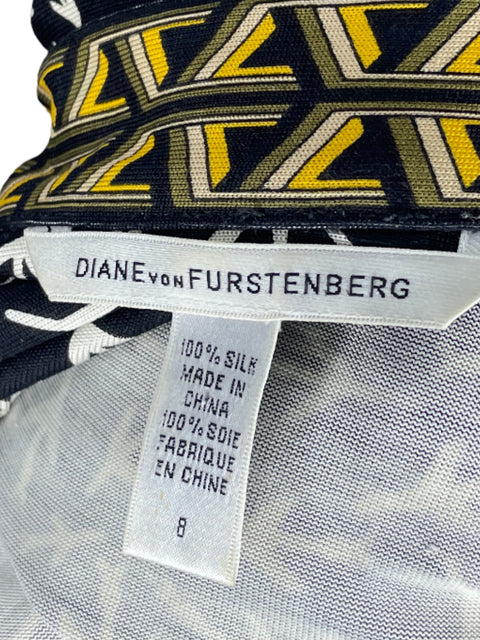 Vestido Diane Von Furstenberg Camisero Negro-Talla 8