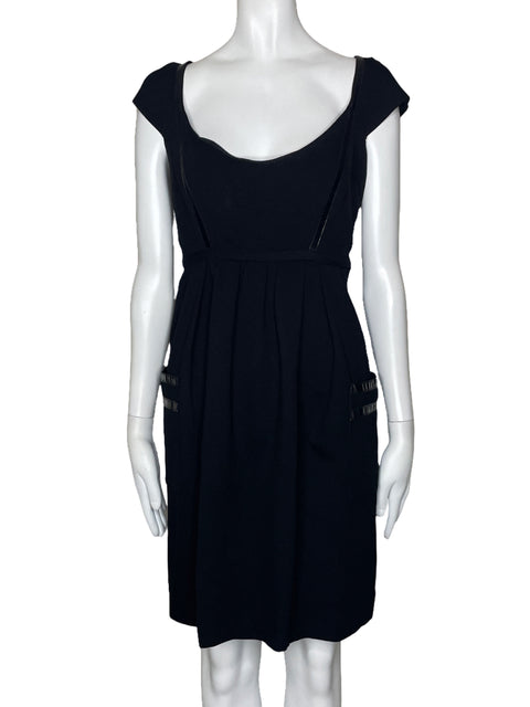 Vestido Cynthia Steffe Bolsillo Negro-Talla 8