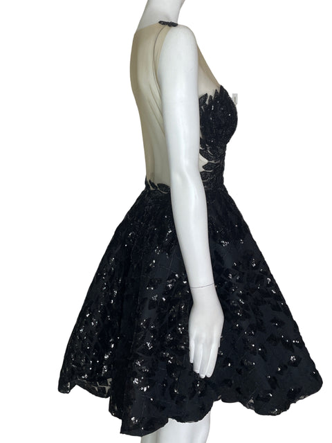 Vestido Tesoro TPS Pedreria Negro- Talla S