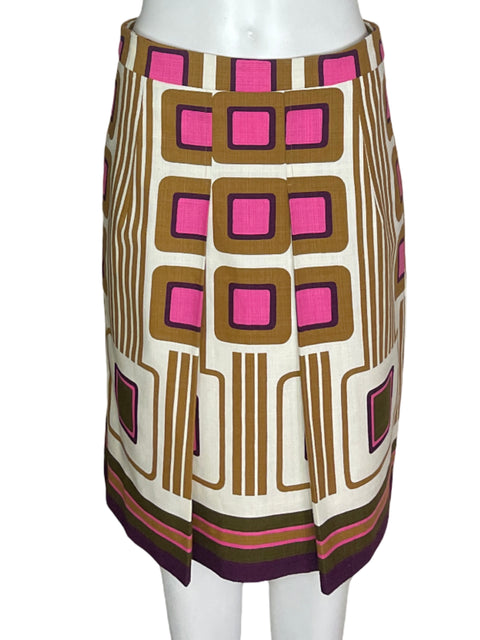 Falda Milly Estampado Marrón- Talla 6