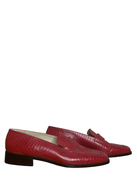 Calzado Farrutx Mocasines Rojo-Talla 6.5