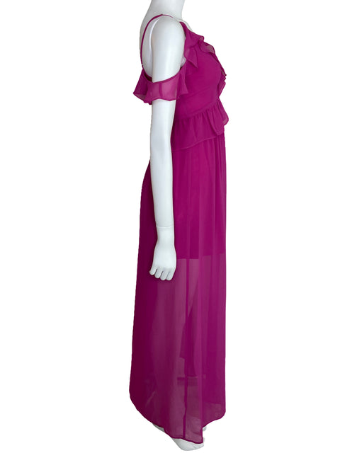 Vestido BCBG Maxi Vuelos Rosado-Talla 0