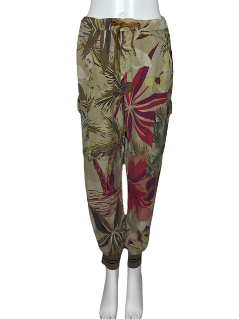 Pantalón Desigual Estampado Cargo Beige-Talla L