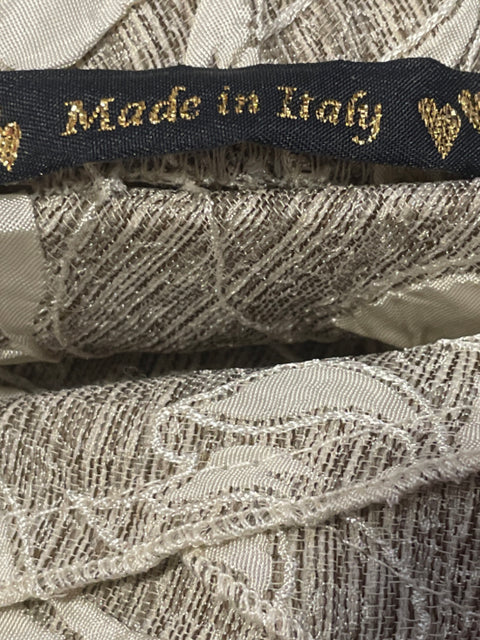 Falda Made in Italy A Beige- Talla S