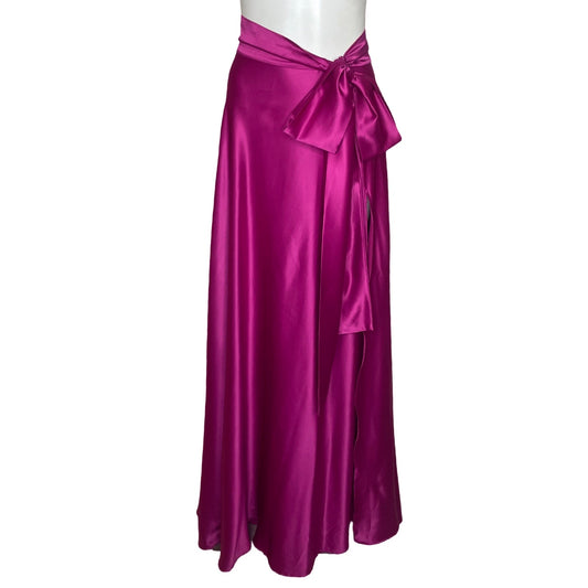 Falda Mariana Camacho Liso Rosado-Talla S