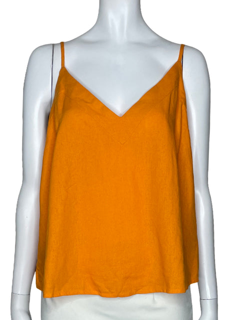 Top Hering Tiras Cuello V Naranja-Talla L