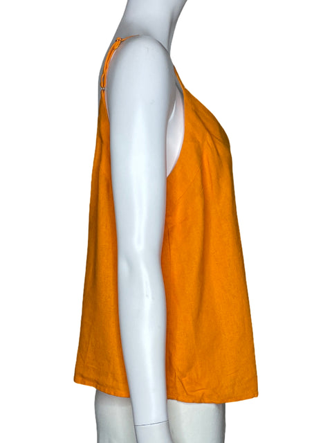 Top Hering Tiras Cuello V Naranja-Talla L