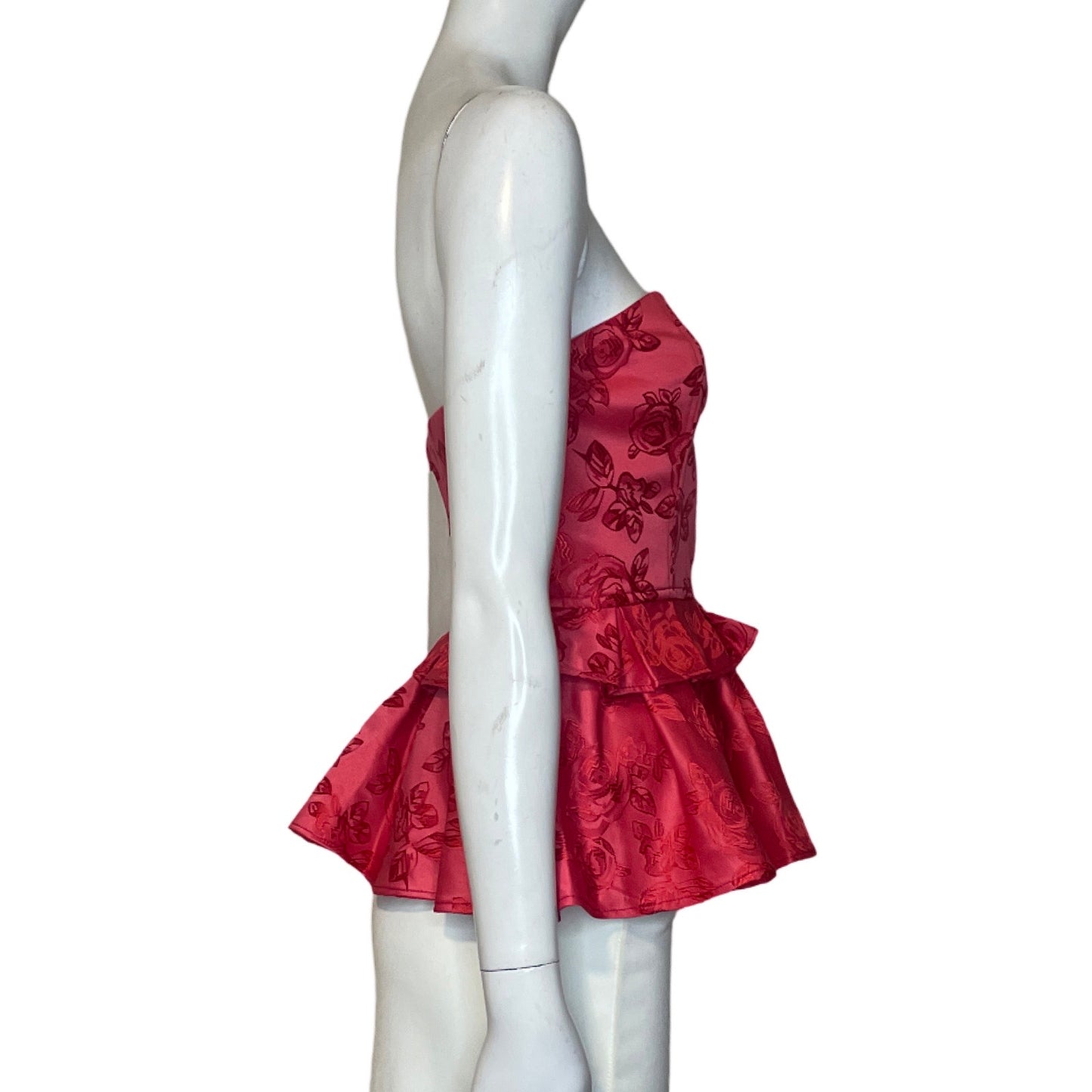 Top C/Meo Collective Strapple Flores Rojo-Talla L