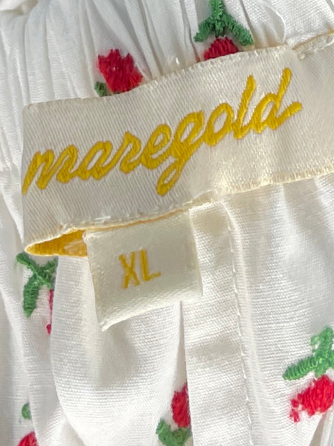 Set Lamaregold Bordado Flor Blanco-Talla L