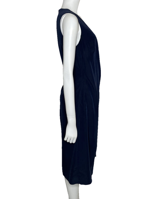 Vestido DKNY Midi Sin Mangas Azul-Talla 6