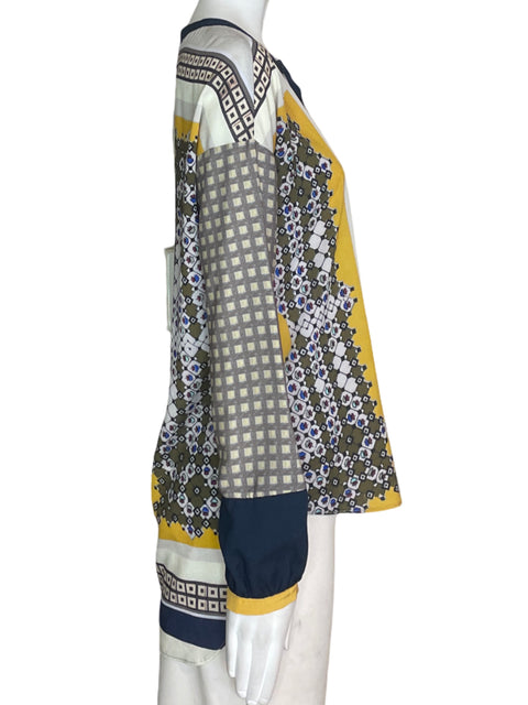 Camisa Clover Canyon Estampada Amarillo- Talla S