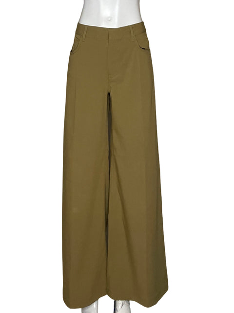 Pantalón Zara Recto Marrón- Talla M