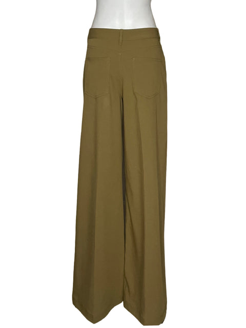 Pantalón Zara Recto Marrón- Talla M