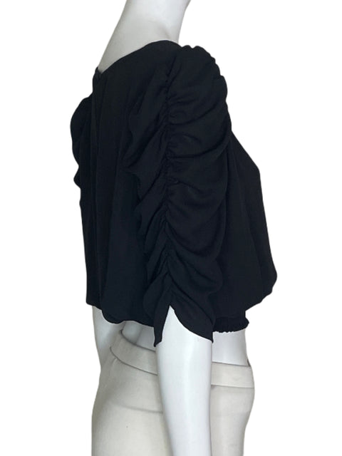 Blusa Express Abullonado Negro- Talla M