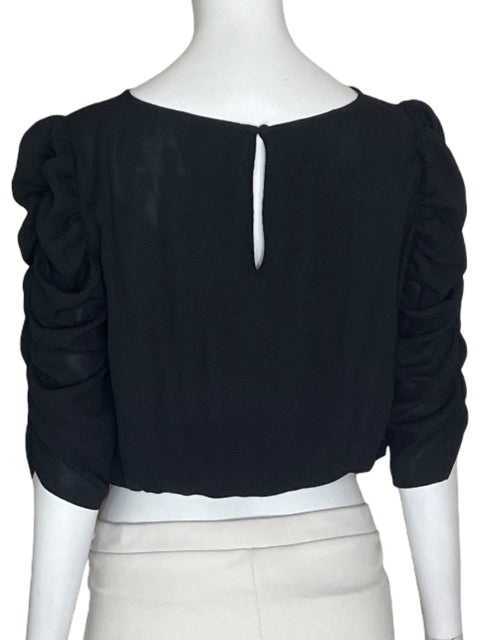 Blusa Express Abullonado Negro- Talla M