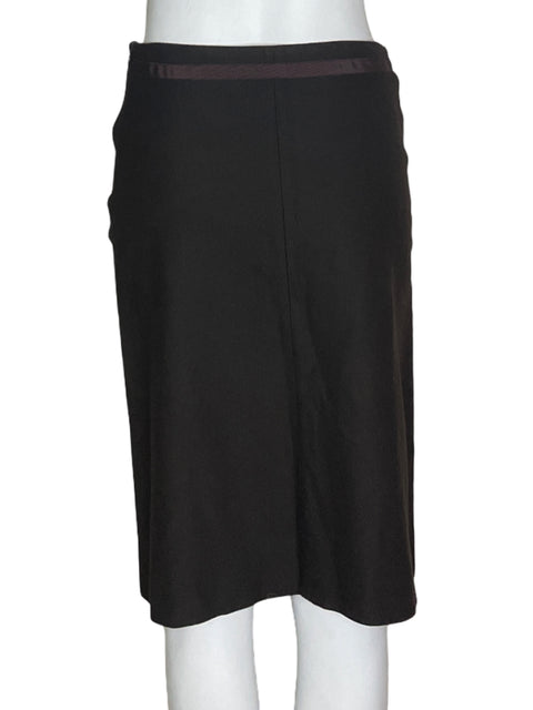 Falda Pedro del Hierro Lisa Marrón- Talla 38