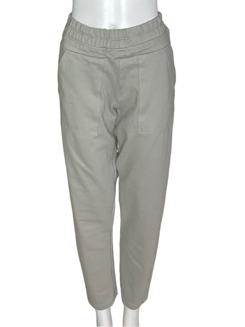 Pantalón Adriana Fernandez Bolsillos Gris- Talla M