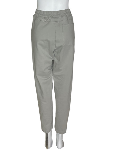 Pantalón Adriana Fernandez Bolsillos Gris- Talla M