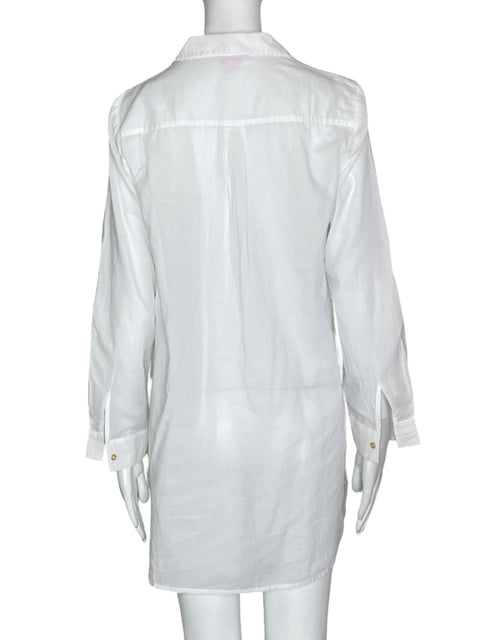 Vestido Lilly Pulitzer Bolsillos Blanco- Talla S
