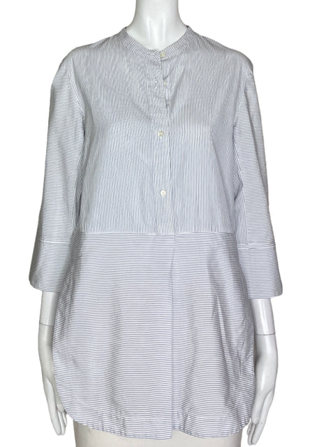 Camisa Vince Rayas Azul- Talla XS