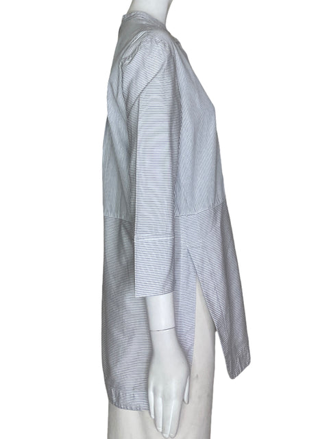 Camisa Vince Rayas Azul- Talla XS