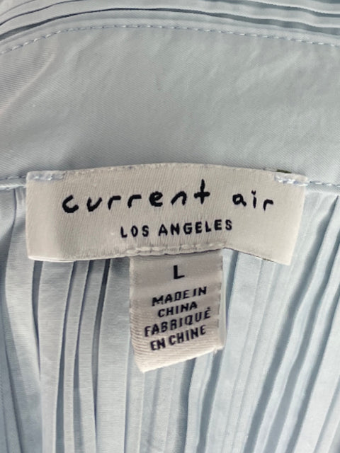 Camisa Current Air Plizado Azul-Talla L