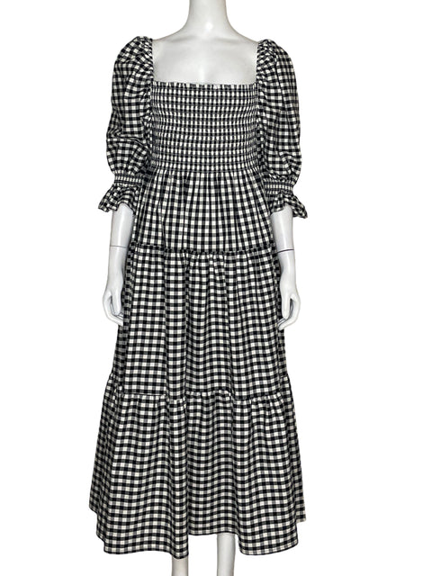 Vestido Nothing Fits But Fruncido Negro-Talla M.