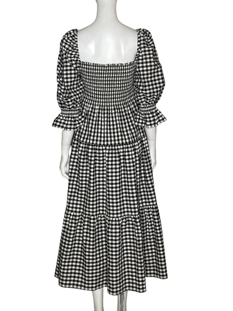 Vestido Nothing Fits But Fruncido Negro-Talla M.