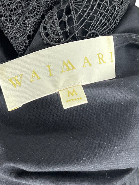 Vestido Waimari Encaje Negro-Talla M