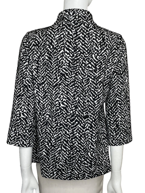 Chaqueta JM Collection Estampada Negro-Talla S