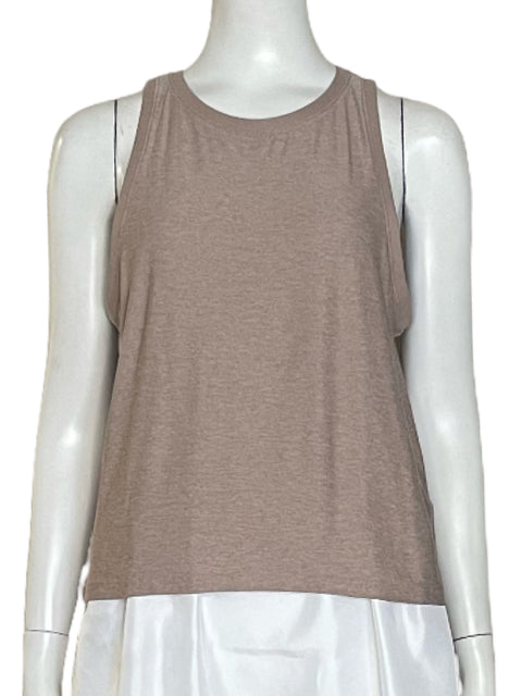 Top Beyond Yoga  Halter marron-Talla S