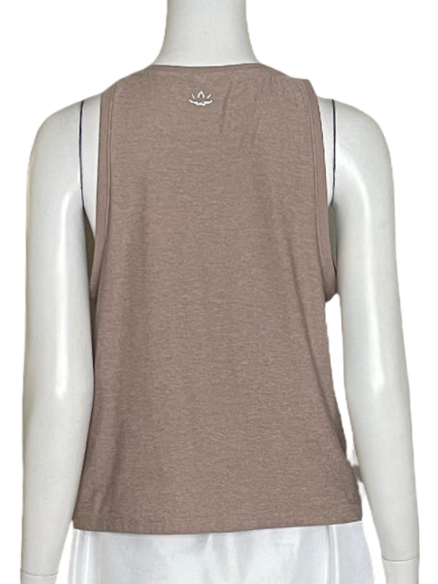 Top Beyond Yoga  Halter marron-Talla S