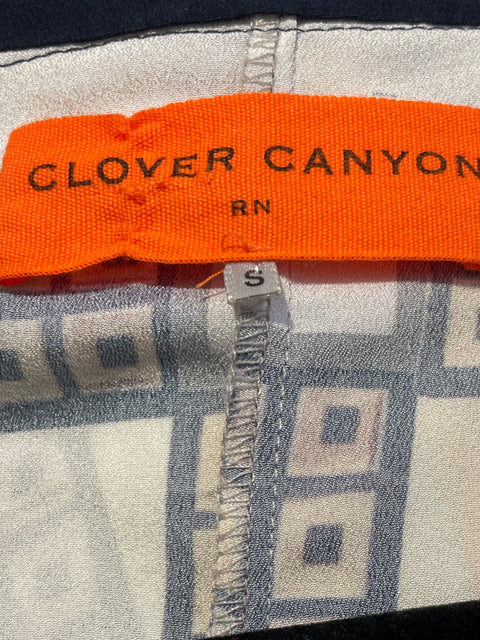 Camisa Clover Canyon Estampada Amarillo- Talla S