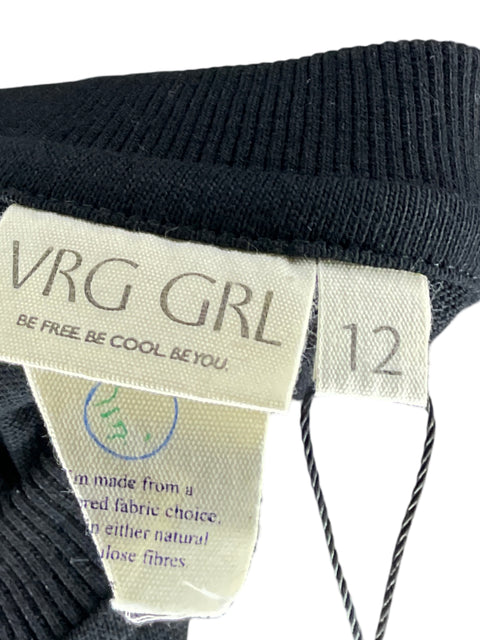 Camiseta VRG GRL Basica Negro -Talla 12