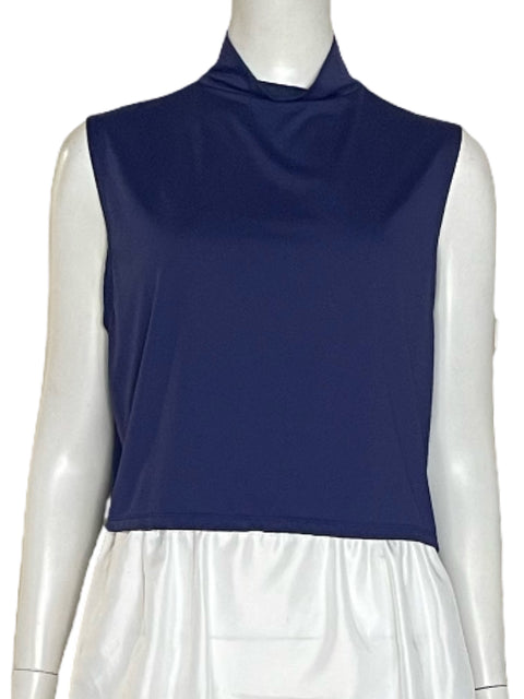 Top Levá Turtlle Neck Azul-Talla L