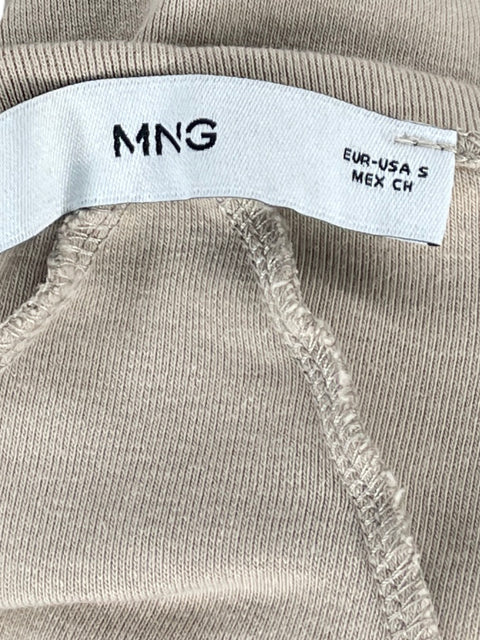 Sueter MNG Casual Manga Larga Beige-Talla S
