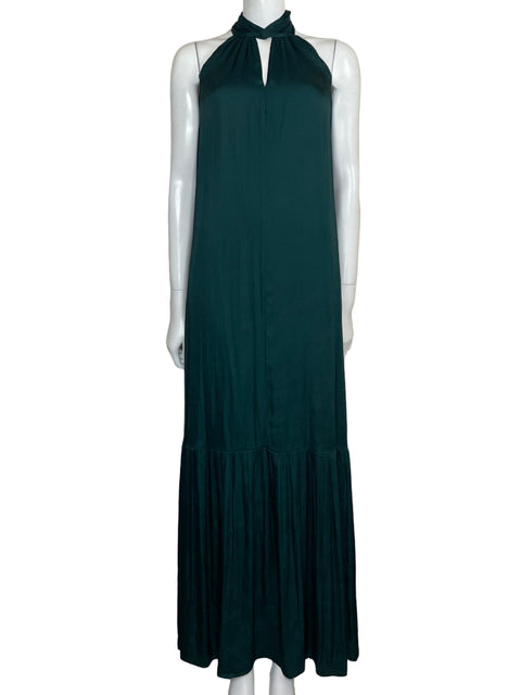 Vestido Banana Republic Maxi Halter Verde-Talla 2