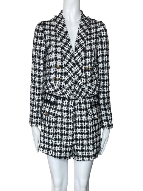 Set Haute Monde Tweed Negro-Talla S