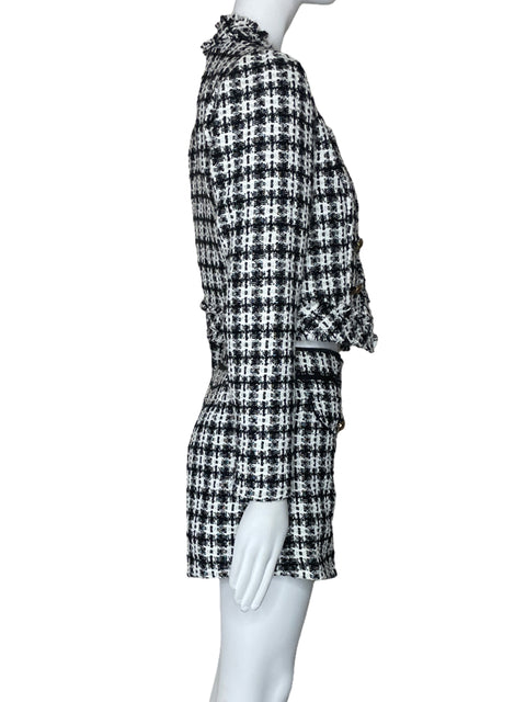 Set Haute Monde Tweed Negro-Talla S