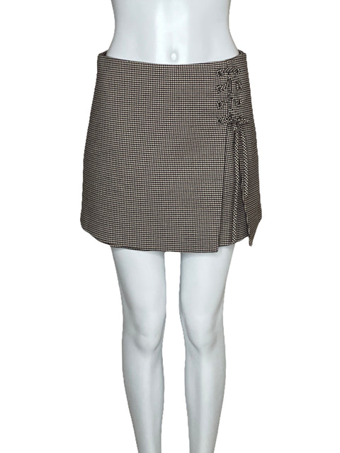 Faldashort Vero Moda Cuadros Beige-Talla M