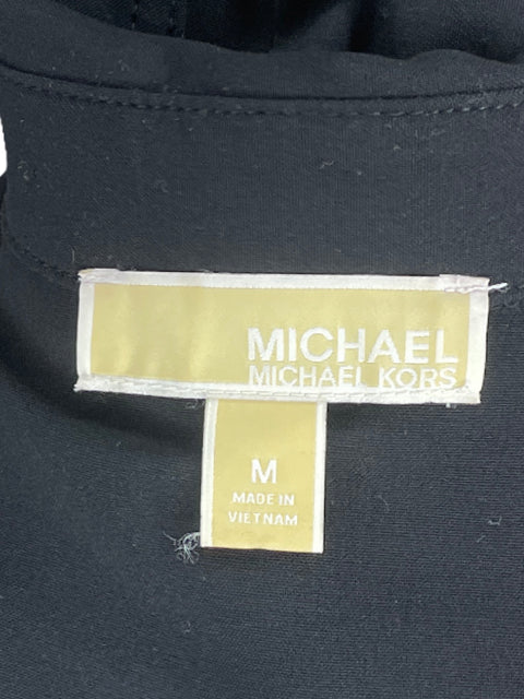 Vestido Michael Kors Cremallera Bolsillo Negro-Talla M
