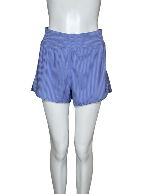 Short Adidas Pacer Rib  Azul-Talla L