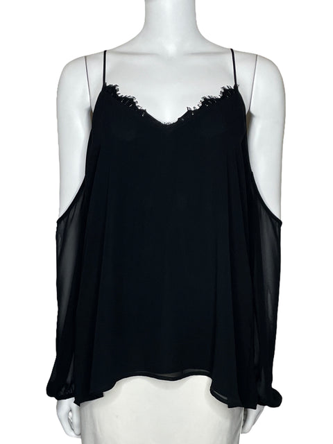 Blusa Express Off Shoulder Negro-Talla L